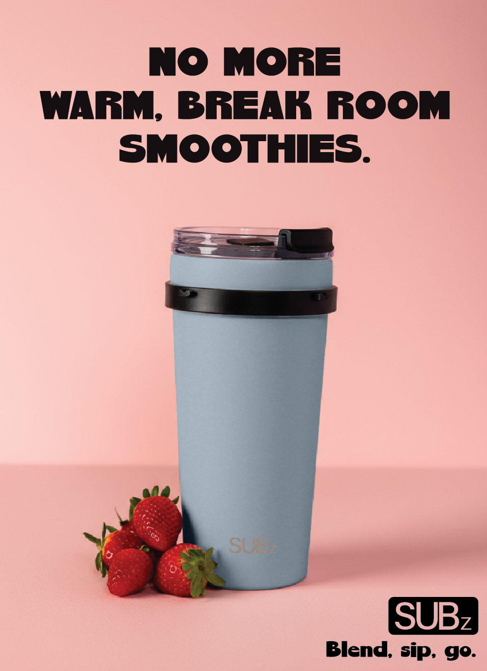 SUBz 30oz Blender To-Go Cold Cup for Ninja